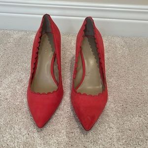 Ann Taylor Mila Suede pumps. Never worn.